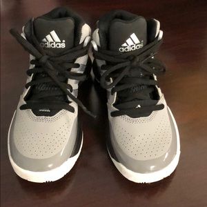 11.5 boys or girls adidas high top worn once